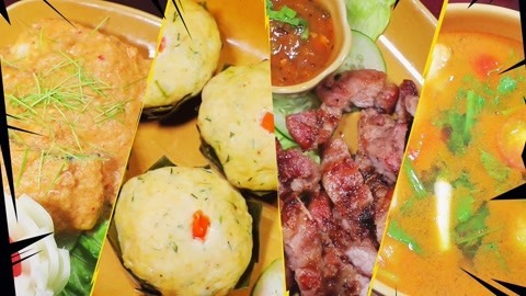 XFun吃货俱乐部2019 国宴菜单有猫腻，蒸鱼秒变甜点？鱼肉做成的蛋糕味道惊艳！老挝7