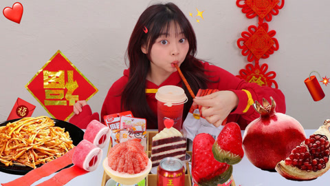 春节美食派对，今天只有红色才能上桌