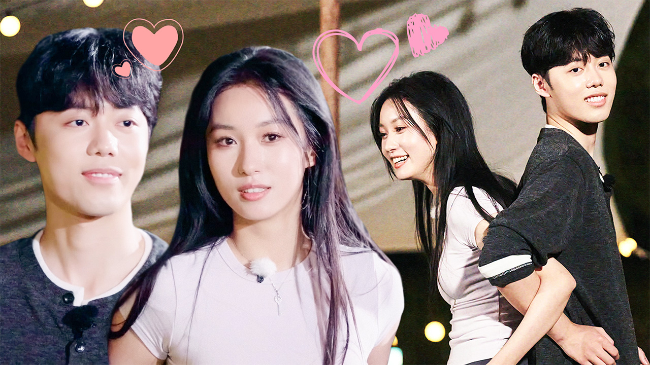 第6期加更：郑天浩王梓莼背对背拥抱