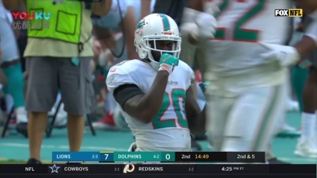 【NFL巨星风采】雄狮队克里恩-约翰逊第7周表现