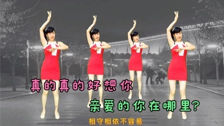 一曲情歌广场舞《真的真的好想你》愿有情人都终成眷属