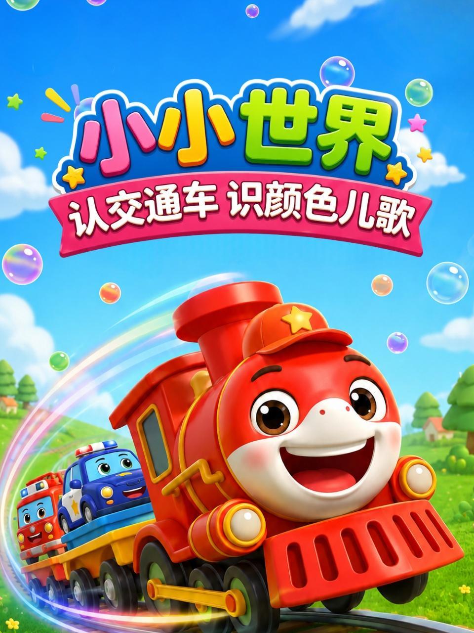 小小世界：认交通车识颜色儿歌