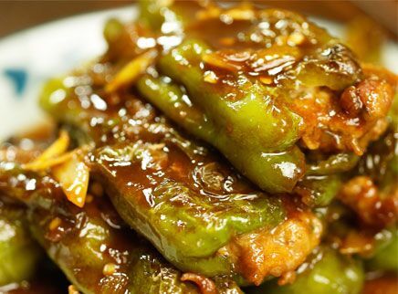 微体兔美食 2017 有多少人爱惨了虎皮椒酿肉