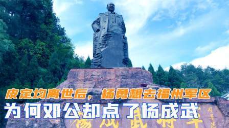 闻天下谈古今 76年皮定均离世后，杨勇想去福州军区，为何邓公却点了杨成武