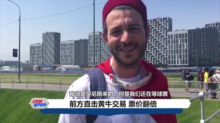 世界杯前线风云 比利时VS突尼斯 黄牛票价格翻倍 突尼斯球迷怀疑人生