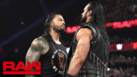 WWE RAW 2019 【RAW 03/25】罗门伦斯收下德鲁战书 遭苏格兰狂人损招伺候