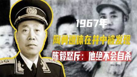 红墙往事 1967年，陶勇遗体在井中被发现，陈毅怒斥：他绝不会自杀