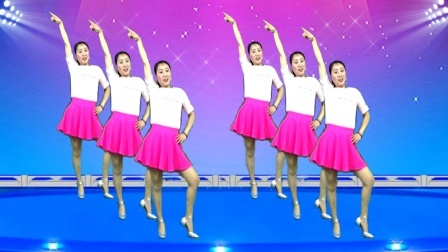 蓝莓思洁广场舞 时尚步子舞《请你恰恰》附教学