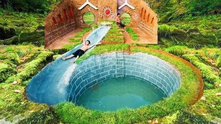 荒野建造者 第二季 荒野给房间安了个旋转竹门，还能防蚊虫叮咬，真有才