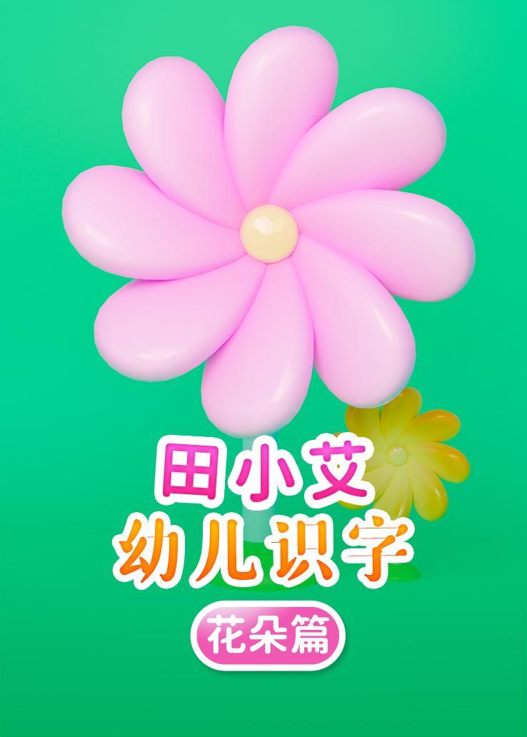 田小艾幼儿识字：花朵篇