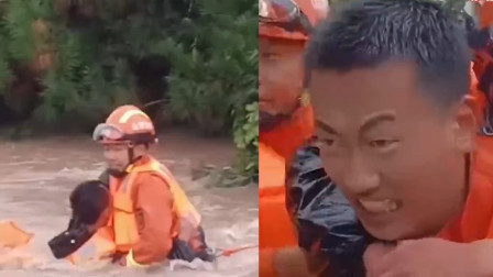 好险！山西一高中生被洪水卷走，消防激流中救回