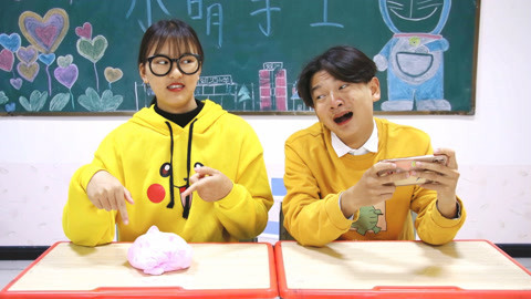 美女家务事 学渣沉迷于游戏，看小晴如何用粘土套路他，学渣能识破吗？