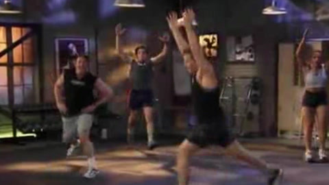 P90X交叉站姿蹲训练