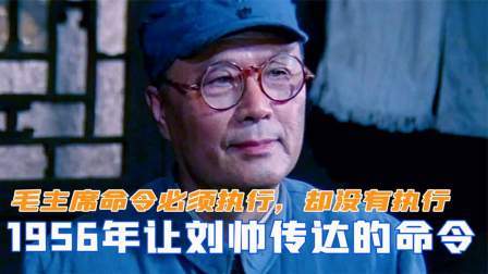 华夏史录 毛主席命令必须执行，为何56年让刘帅传达的命令，却没有执行