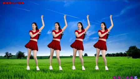 网络流行广场舞，弹跳32步《谁家的姑娘这么美》