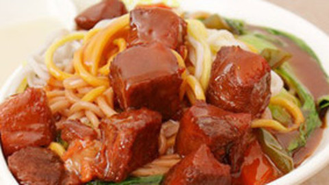 爱尚美食 百叶结红烧肉