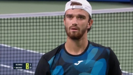 【全场回放】阿尔卡拉斯0-2马哈奇 2024ATP上海劳力士大师赛1/4决赛