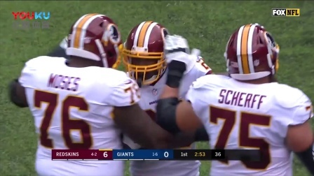 【NFL第8周比赛集锦】红皮20-13巨人