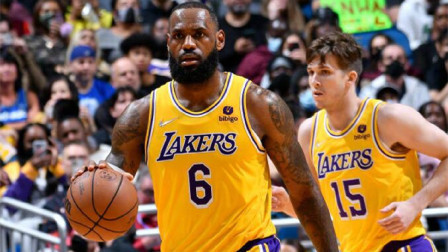 2021-2022赛季NBA集锦 詹姆斯29+7 甜瓜23分 威少18+11 湖人客场胜魔术