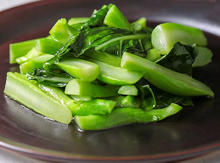 美食台 姜汁和白灼芥蓝不想吃肉的选择