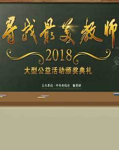 2018寻找最美教师 海报