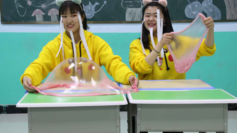 美女家务事 小晴和伙伴PK无硼砂泥
