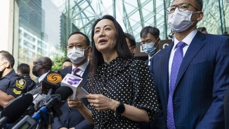 孟晚舟在中国政府包机上感言：一抹靓丽中国红燃起我心中光明！