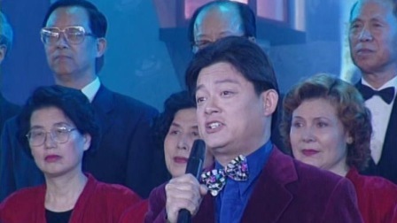 央视1999春晚 大合唱《风，请你告诉我》，大气蓬勃气势如虹