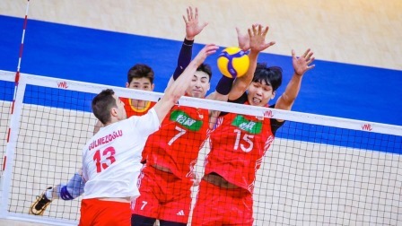 世界男排联赛-中国男排0-3不敌土耳其 排名掉回第22