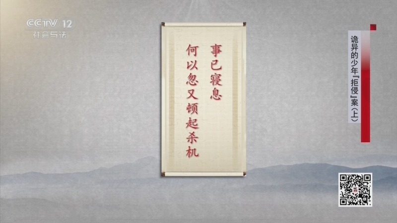 法律讲堂 《法律讲堂(文史版)》 20250605 诡异的少年“拒侵”案（上）