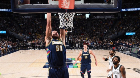 2021-2022赛季NBA集锦 约基奇27+12+10掘金送篮网8连败 欧文27+5+11