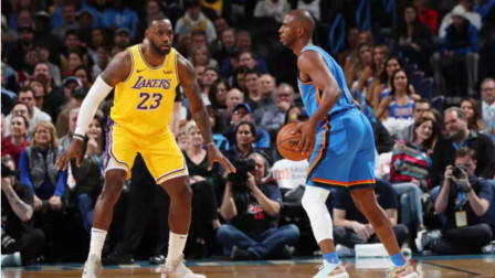 NBA流言收割机 浓眉准三双詹皇致命抢断，湖人险胜雷霆获6连胜