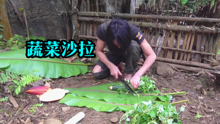 原始丛林人苏门答腊 第二季 荒野生活遇到下雨，太冷了，只能躲进小窝棚里