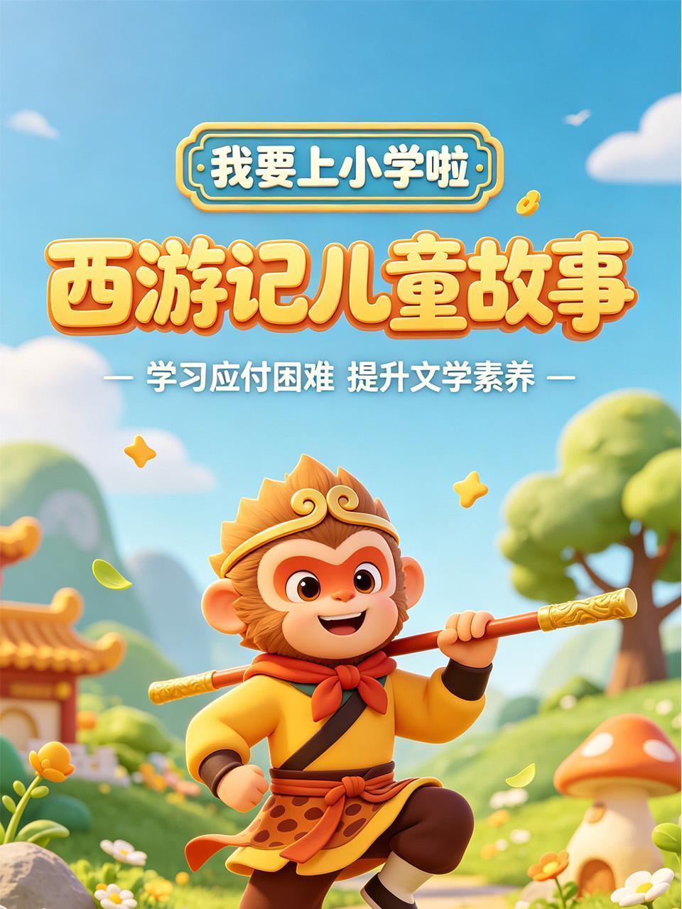 我要上小学啦：西游记儿童故事 学习应付困难 提升文学素养