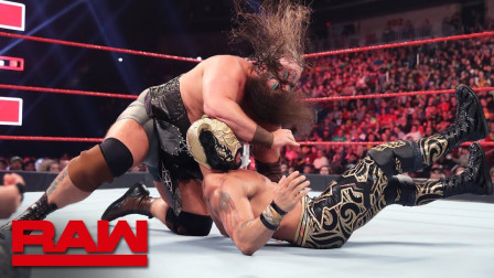 WWE RAW 2019 【RAW 04/22】维京突袭者连发凶猛双人技