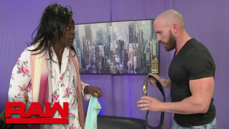 WWE RAW 2019 【RAW 08/05】麦克趁老婆产检夺走247冠，转身偶遇假扮孕妇的二柱子