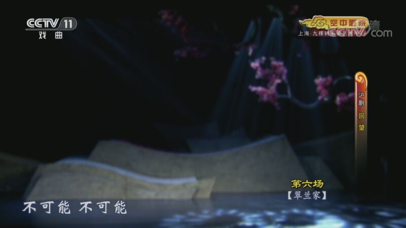 CCTV空中剧院 《CCTV空中剧院》 20201025 沪剧《回望》