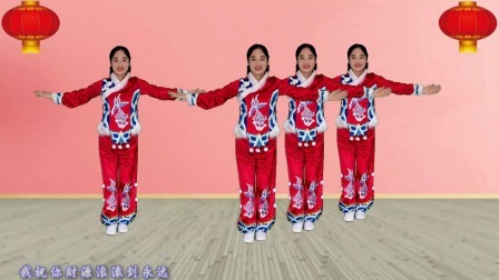 动感时尚广场舞 喜庆欢快广场舞《送祝福》祝你四季平安，万事都顺心