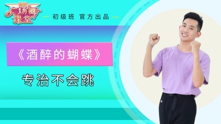 糖豆广场舞课堂《酒醉的蝴蝶》就2个零基础动作