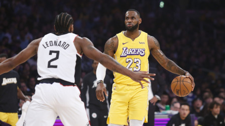 NBA流言收割机 洛城德比三番战改期至4月10日 湖人因此将三连背靠背