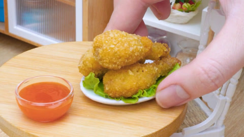 薯片炸鸡腿