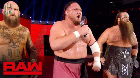 WWE RAW 2019 【RAW 07/01】大乔放话，谁力挺科菲他就灭谁