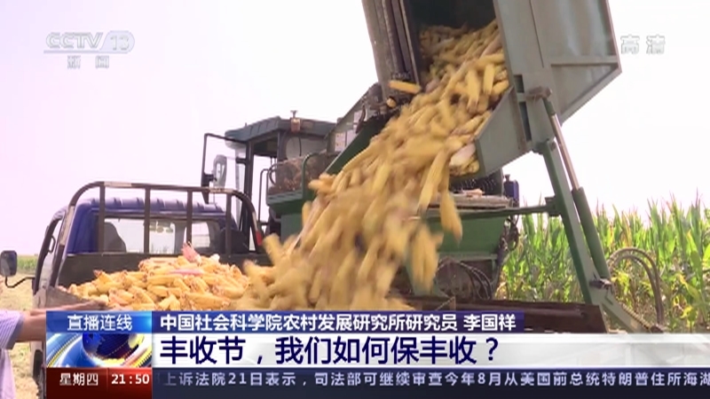 新闻1+1 《新闻1+1》 20220922 丰收节，我们如何保丰收？