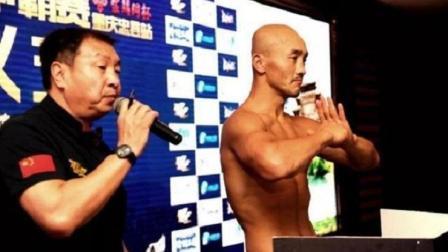 格斗视界 日本空手道高手赛前叫嚣武僧一龙, 擂台上惨遭一龙重拳暴揍击倒数次