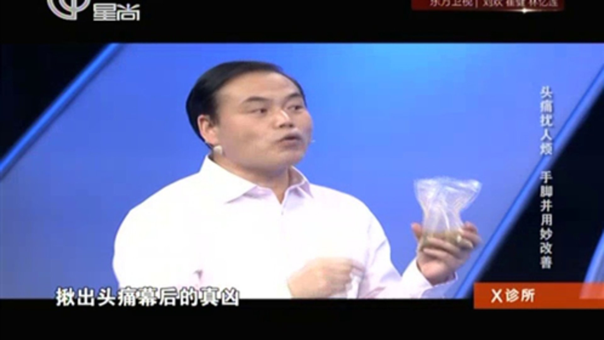 X诊所. 头痛扰人烦 手脚并用妙改善