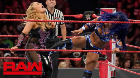 WWE RAW 2019 【RAW 08/26】莎夏再现大招班克宣言