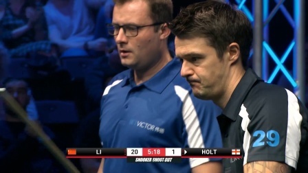 【单局限时赛】比赛集锦：迈克尔·霍尔特55-20战胜李行晋级四强