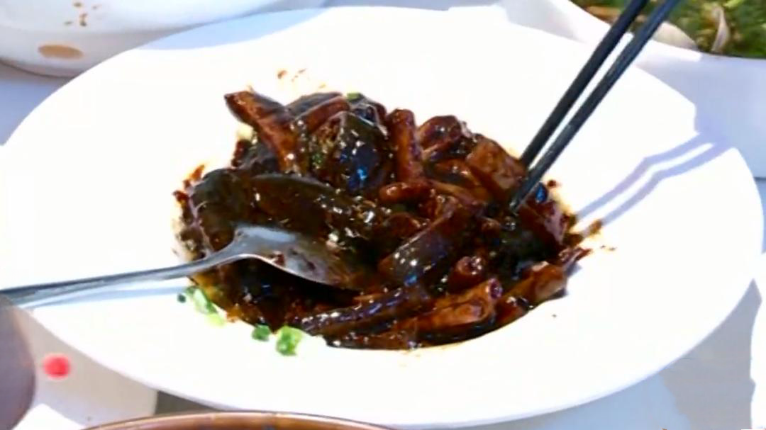 人气美食 澳门路本帮小馆 响油鳝丝