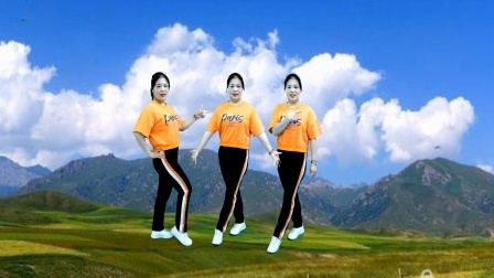 背面演示《走在人生的路口》清晰的脚舞一看就会