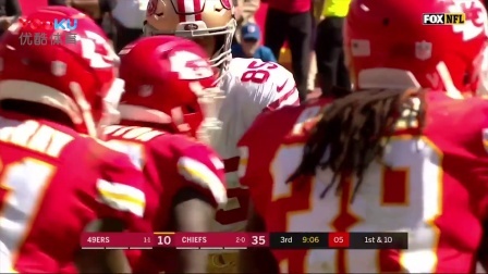 【NFL第3周比赛集锦】49人 27-38酋长